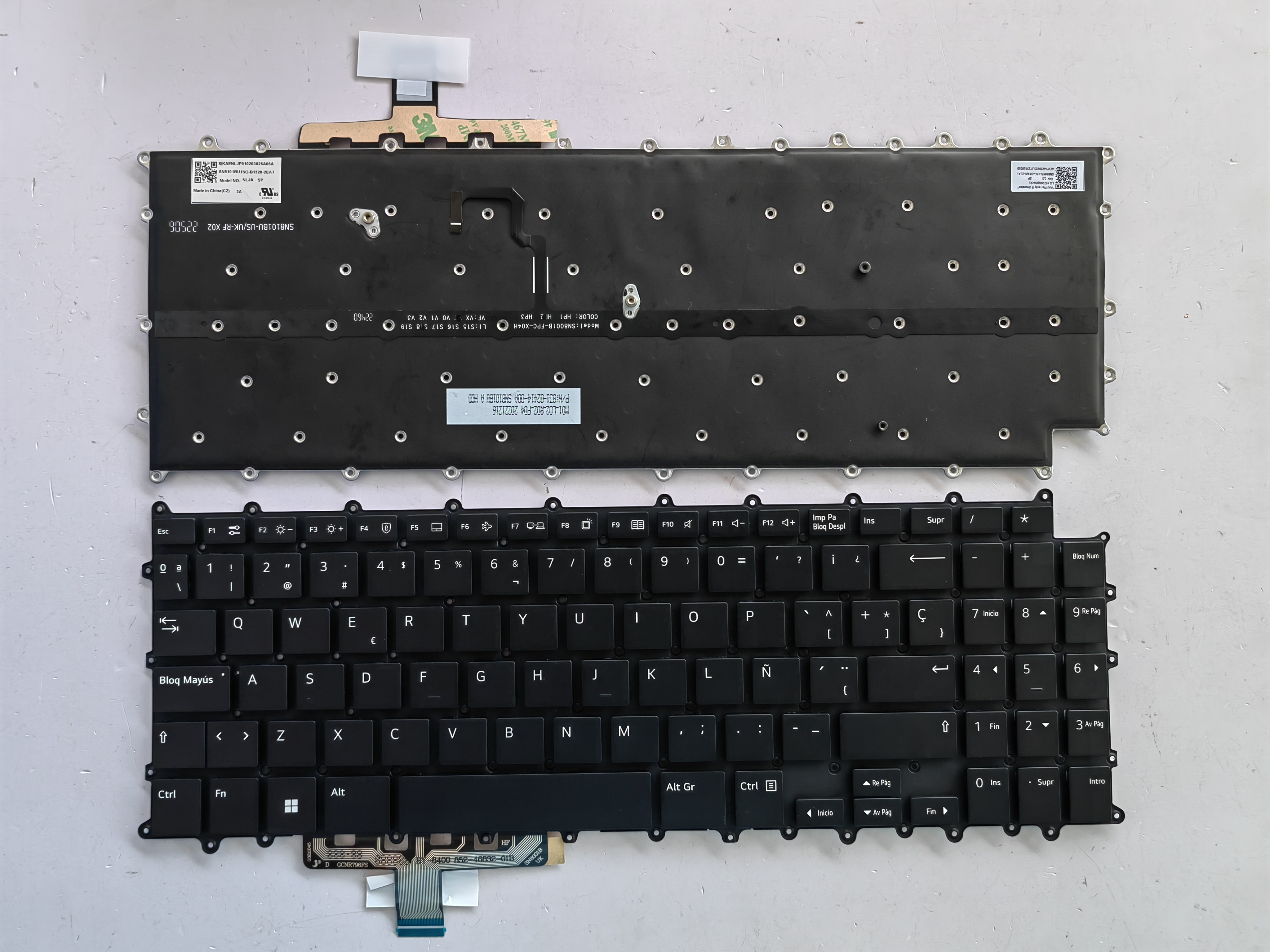 Picture of New Replacement Laptop Keyboard For LG 15Z90QC/16ZD90Q/16ZZ90QG Enter BLACK Backlit SP Layout
